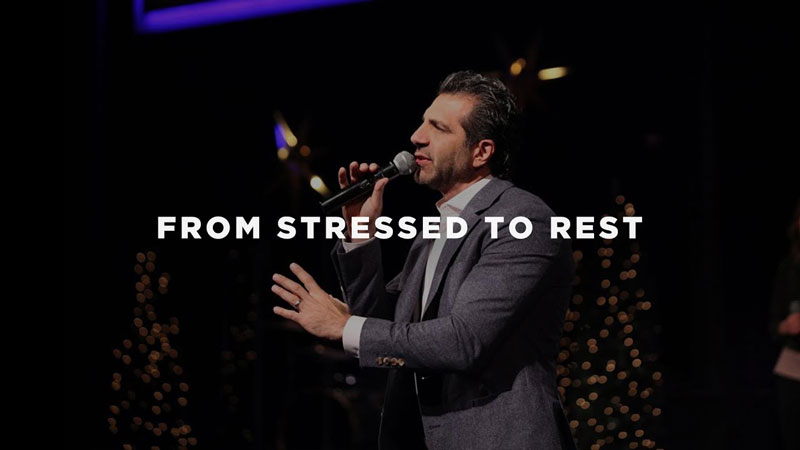 “I Will Give You Rest” – Jesus  (From Stressed to Rest)