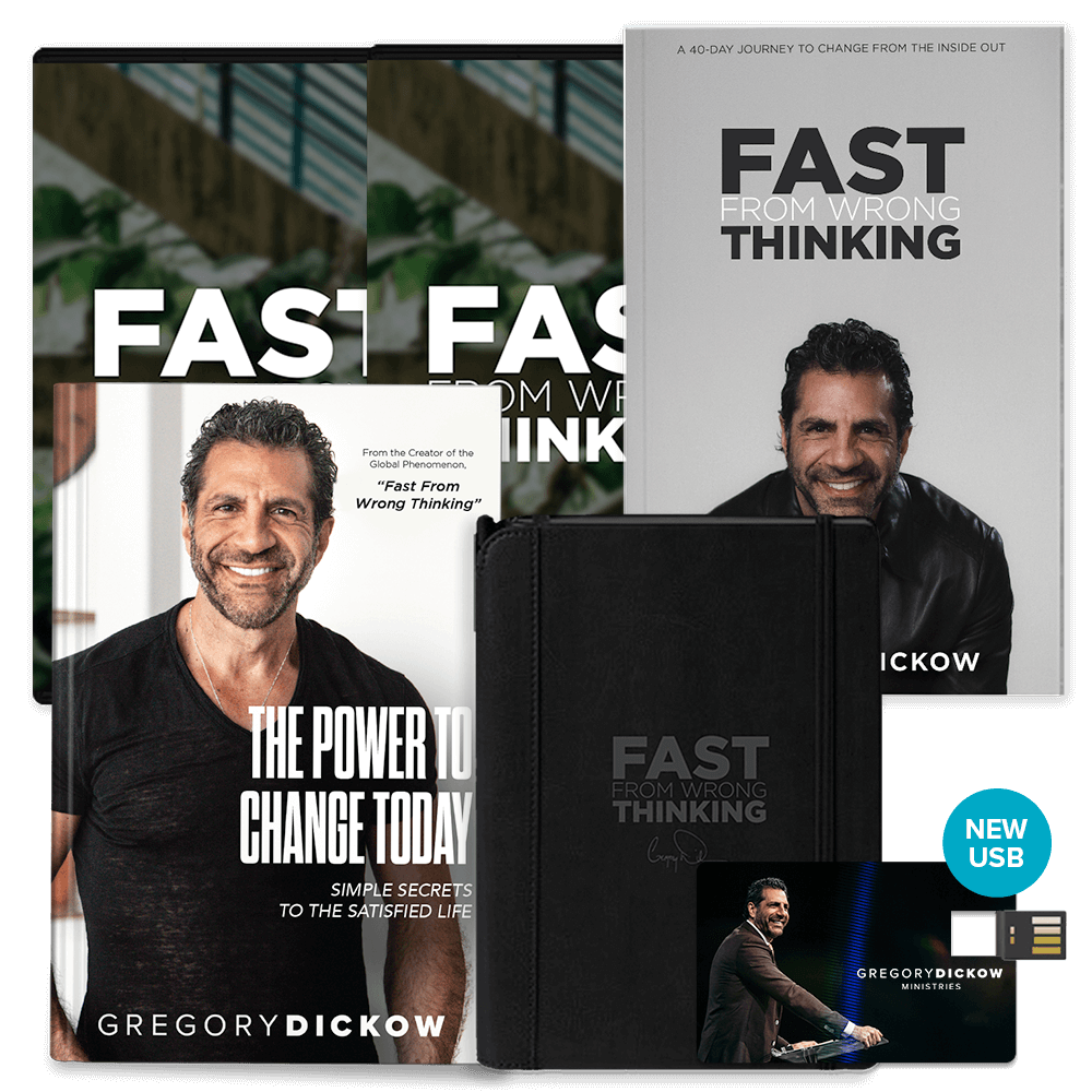 Fast From Wrong Thinking USB bundle (black journal)